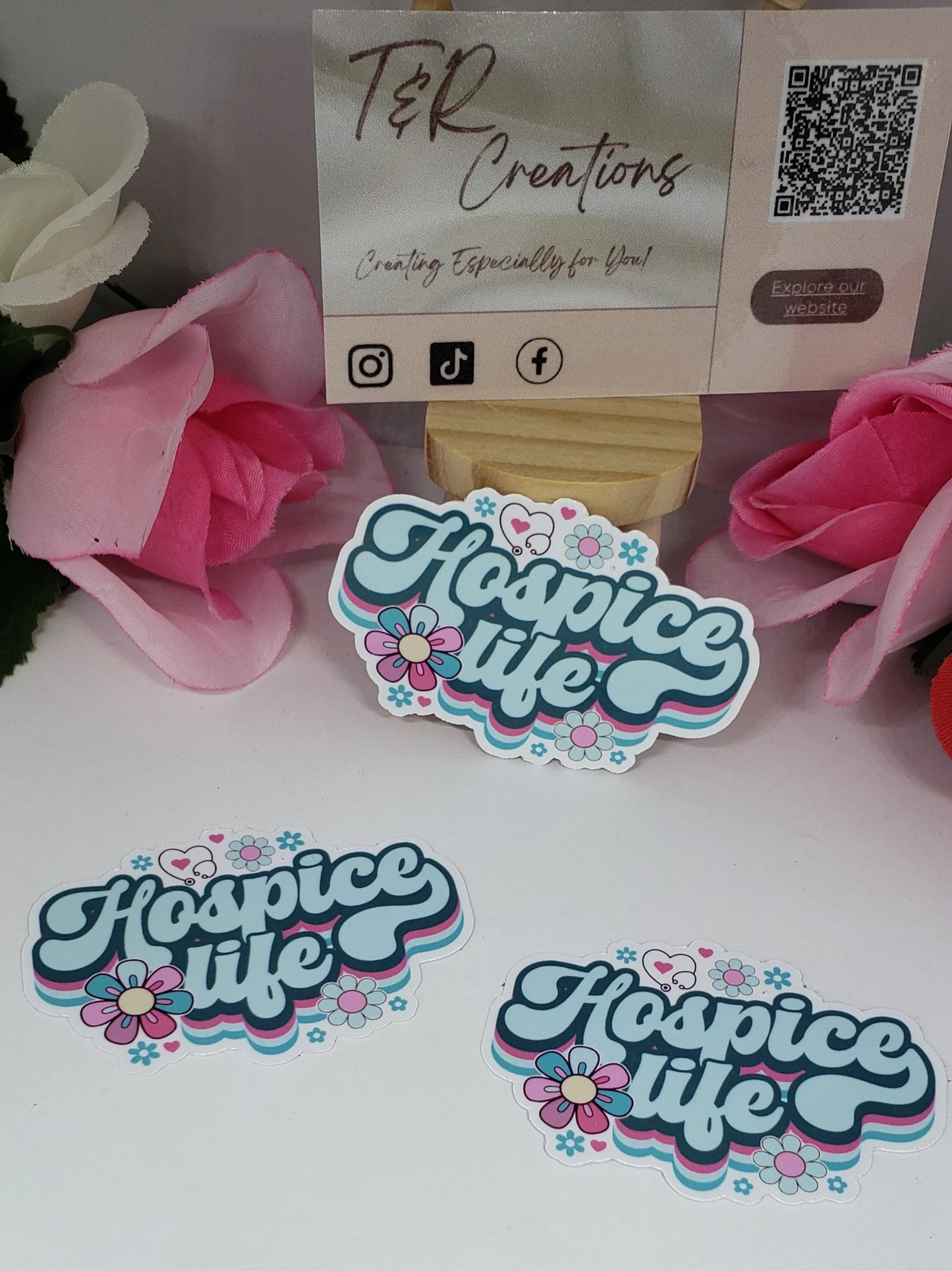 Hospice Nurse Sticker: Waterproof Vinyl Decal & Meaningful