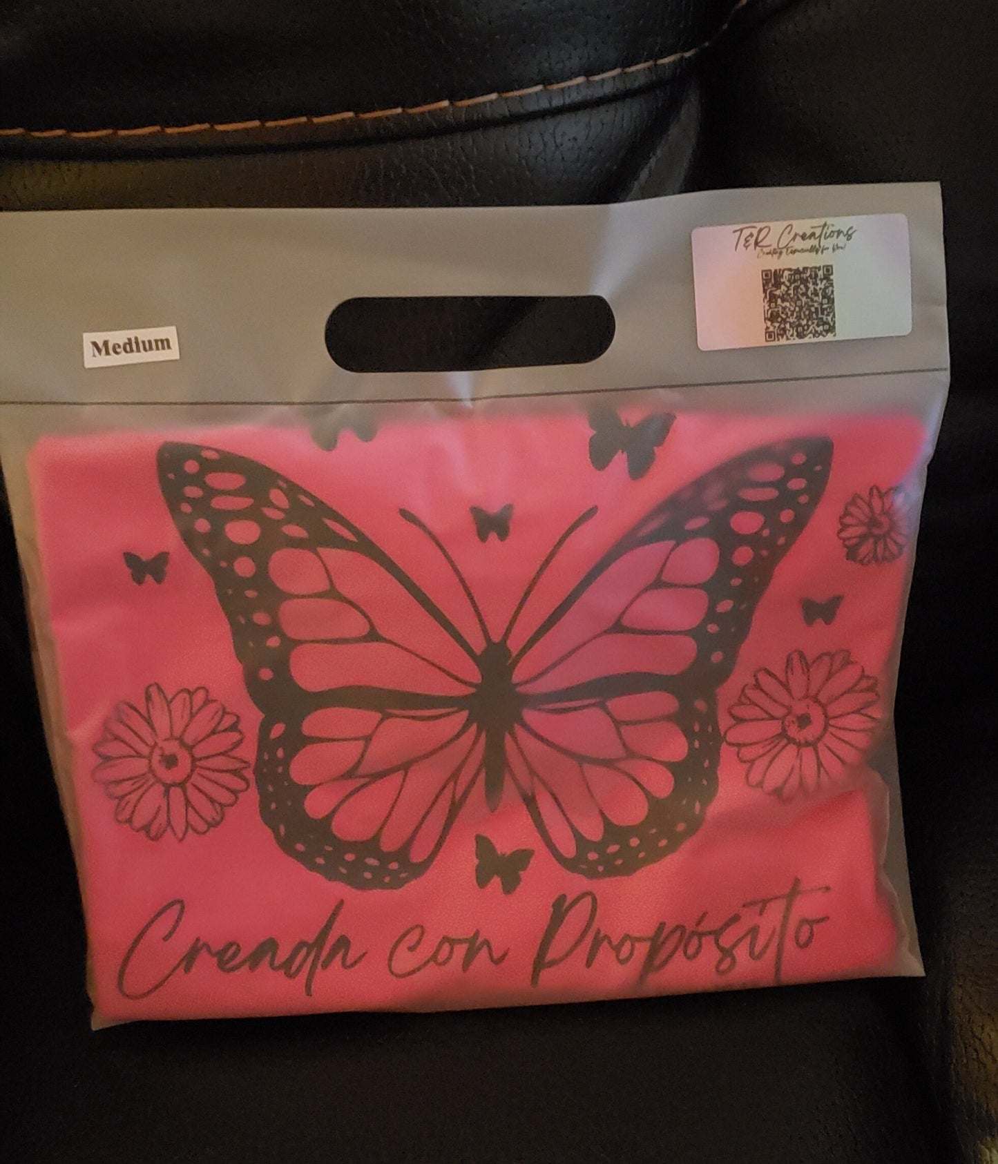 Butterfly T-Shirt: Positive Message, Woman Gift