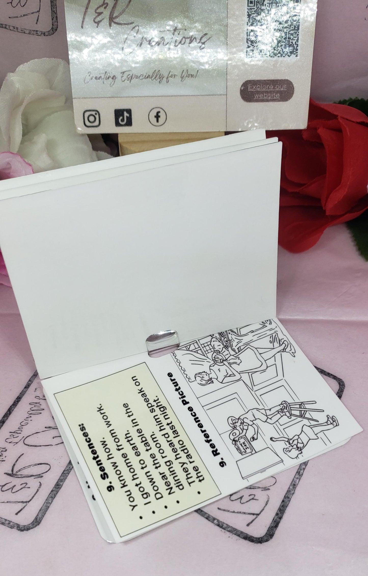 NIH Stroke Scale Mini Card: Nurse Badge Clip, Waterproof