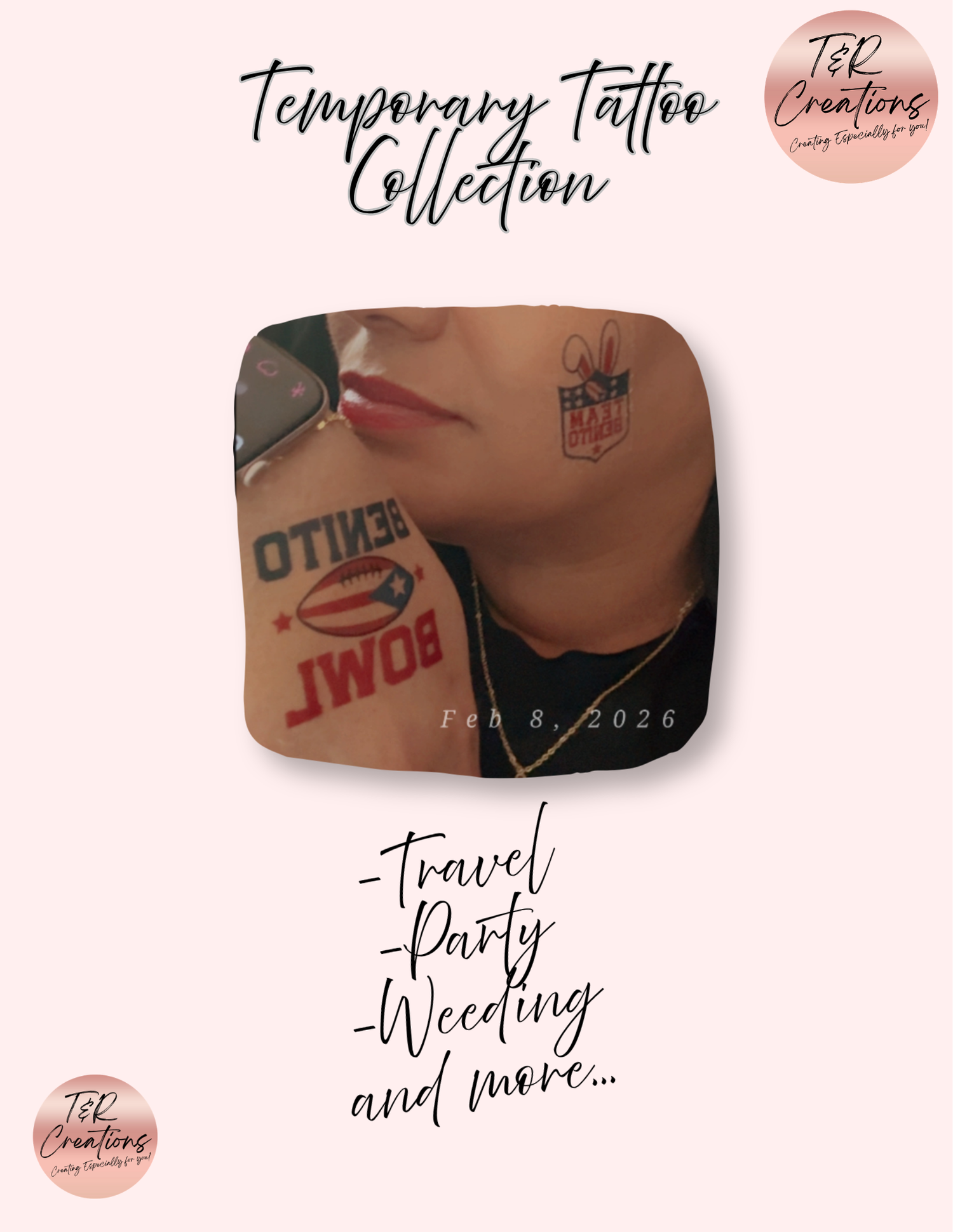 Custom Temporary Tattoos Collection