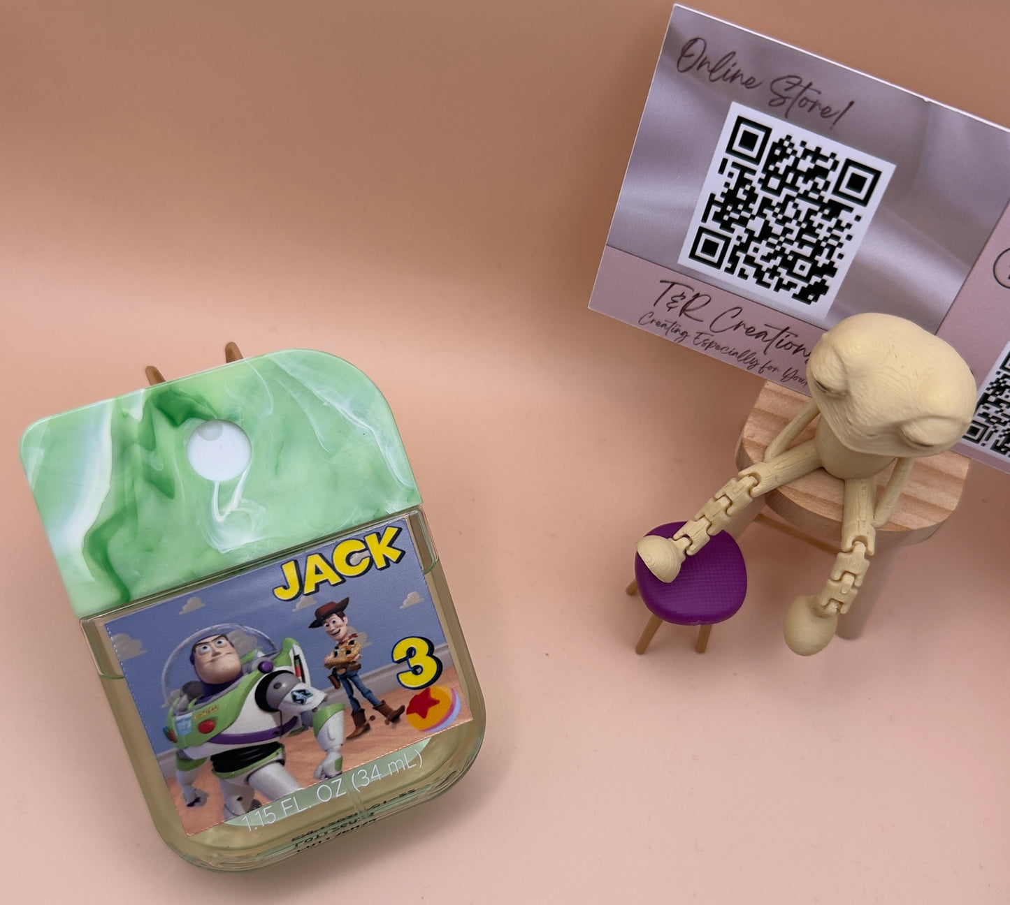 🧴✨ Personalized Toy Story Hand Sanitizer Favors