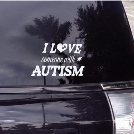 Autism car decal/ Vinyl sticker