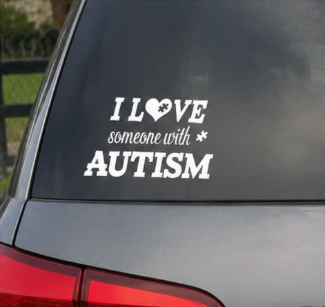 Autism car decal/ Vinyl sticker