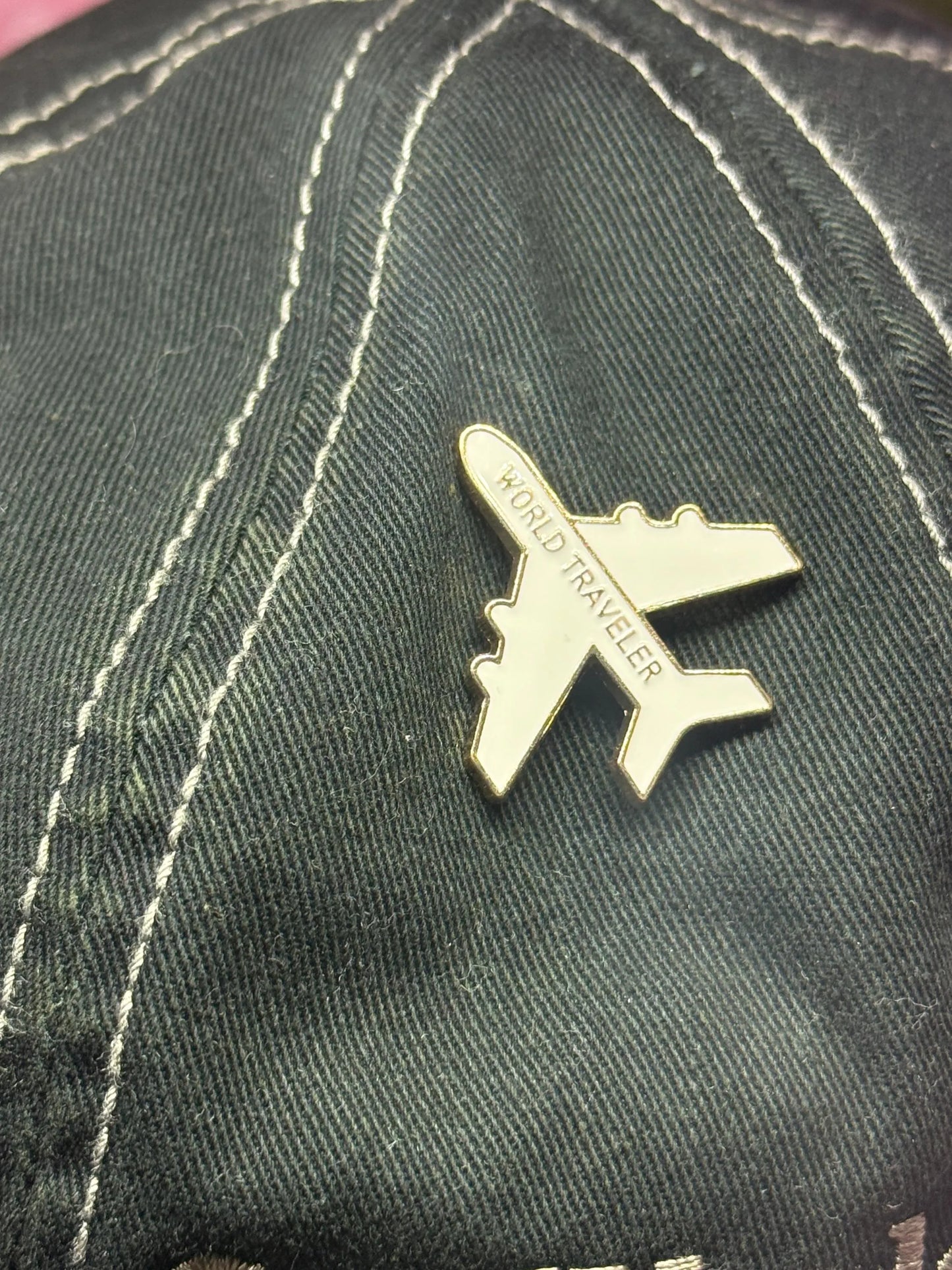 Airplane Enamel Pin: Travel Gift, Backpack Accessory