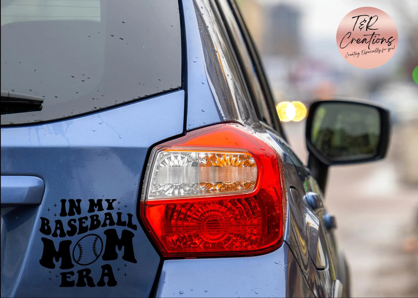 Baseball Mom Era Car Decal: Waterproof Vinyl Sticker