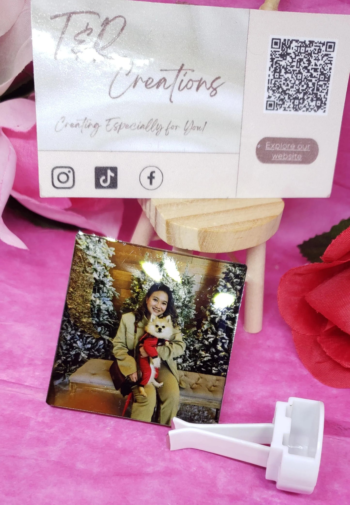 Custom Photo Car Air Vent Clip: Personalized Essential Oil Diffuser