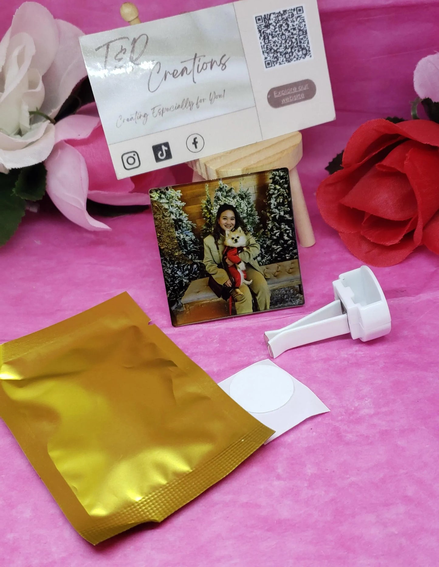 Custom Photo Car Air Vent Clip: Personalized Essential Oil Diffuser