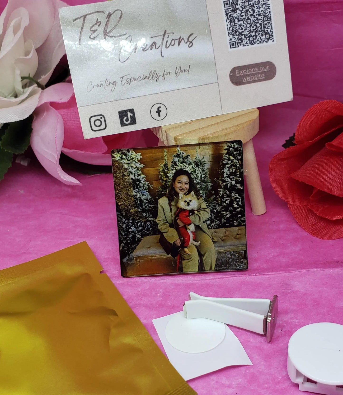 Custom Photo Car Air Vent Clip: Personalized Essential Oil Diffuser