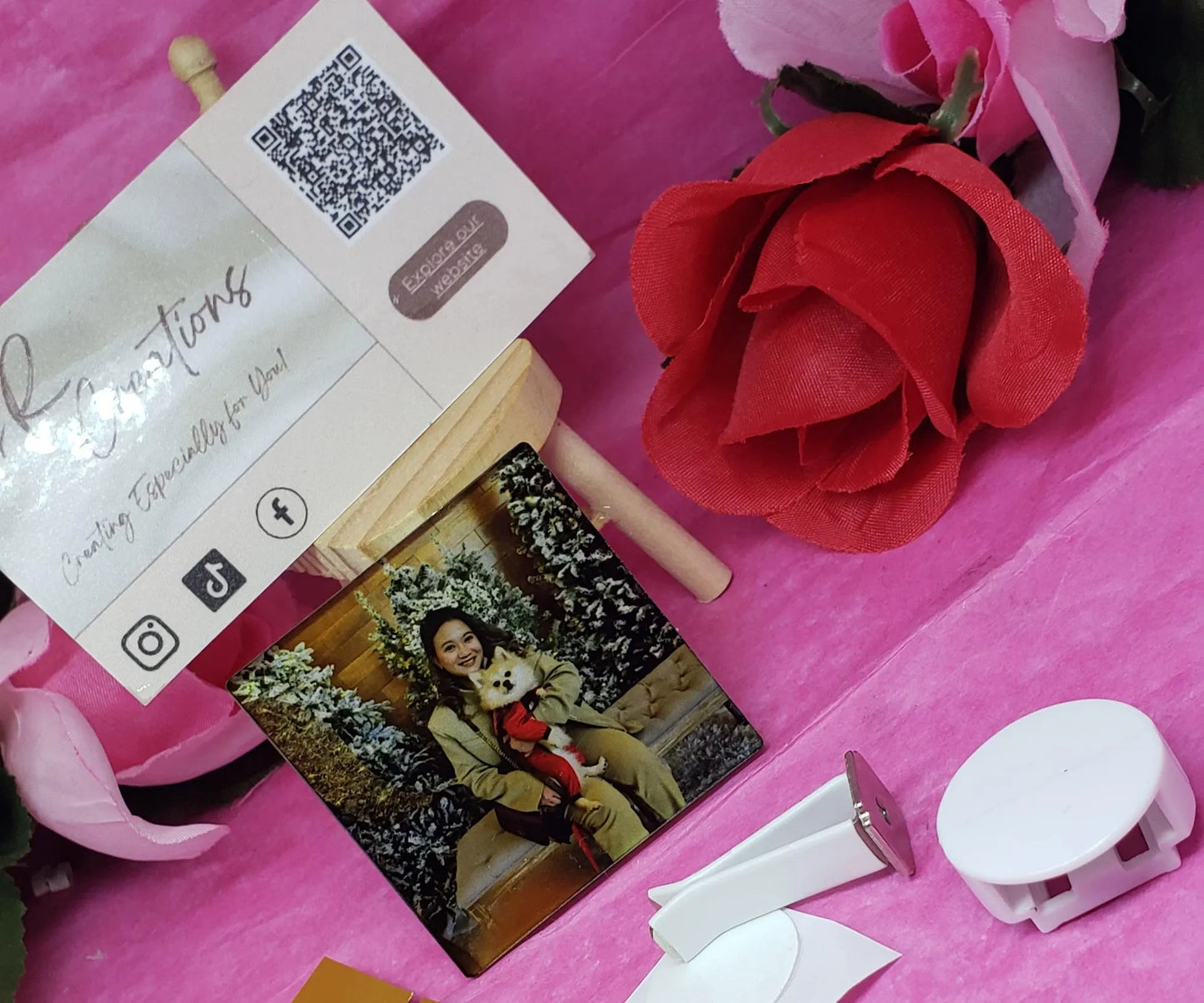 Custom Photo Car Air Vent Clip: Personalized Essential Oil Diffuser