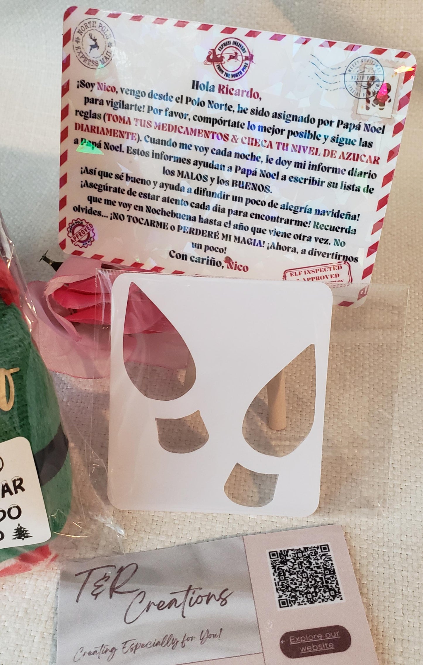 Personalized Christmas Elf Kit | Naughty Elf Holiday Tradition | Custom Name Elf Gift for Kids
