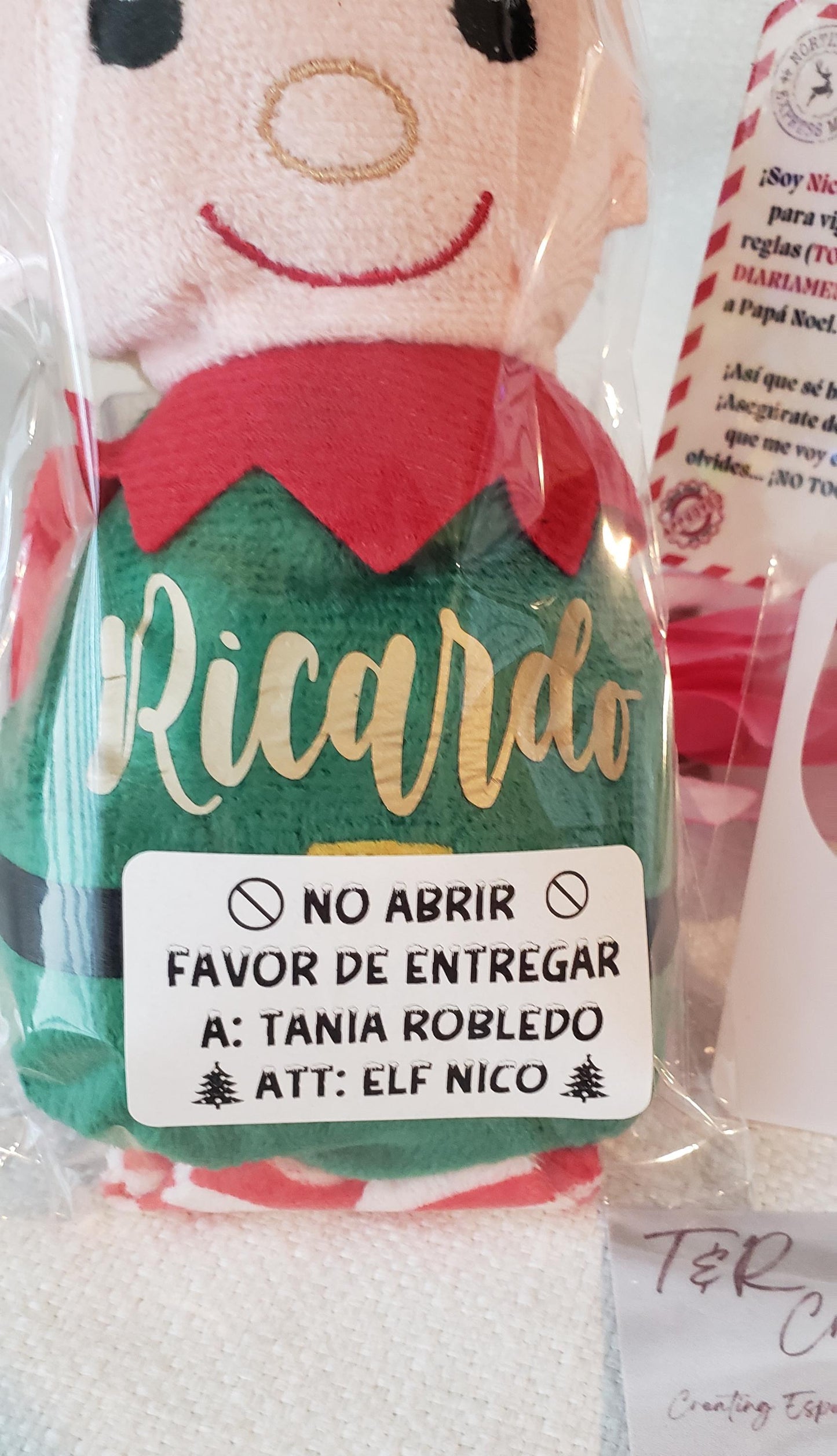 Personalized Christmas Elf Kit | Naughty Elf Holiday Tradition | Custom Name Elf Gift for Kids