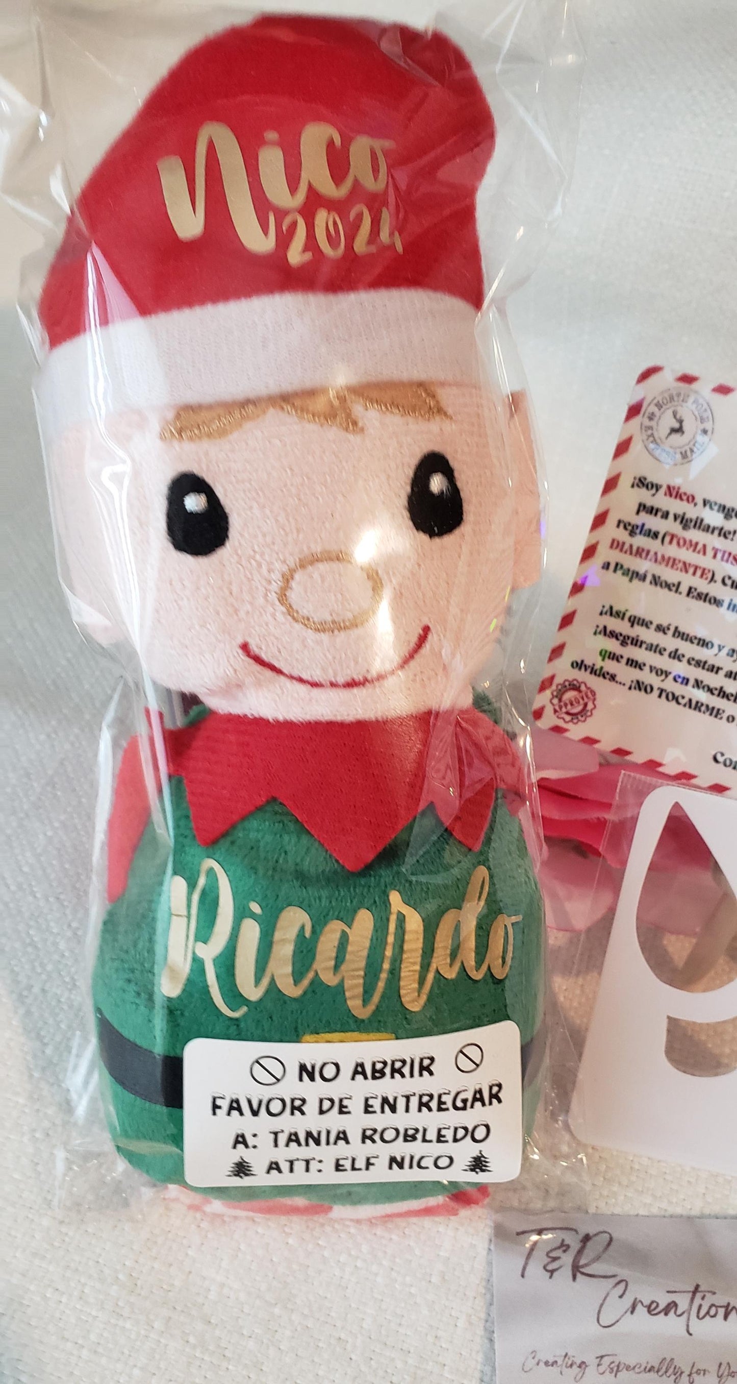 Personalized Christmas Elf Kit | Naughty Elf Holiday Tradition | Custom Name Elf Gift for Kids