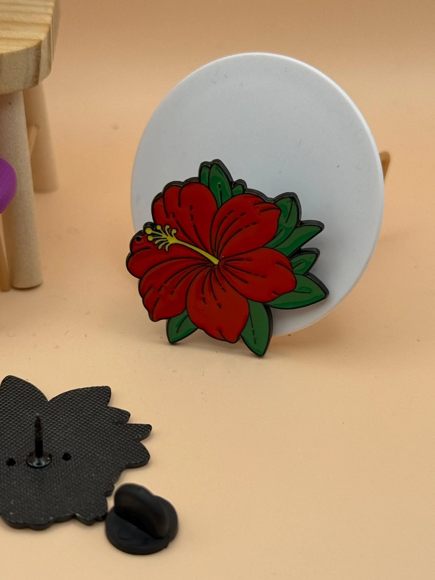 Thespesia Pin Puerto Rico Grandiflora/ Brooch flower