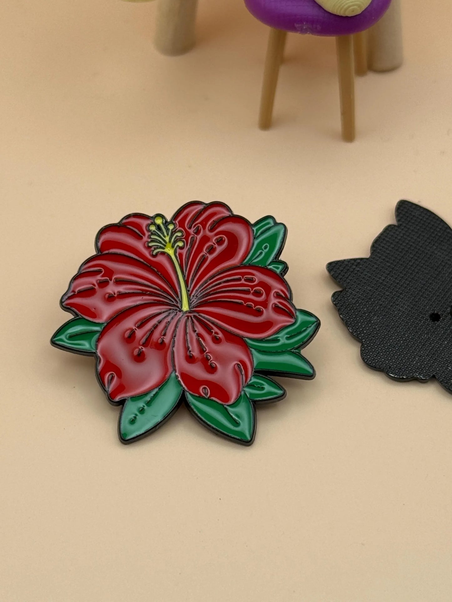 Thespesia Pin Puerto Rico Grandiflora/ Brooch flower