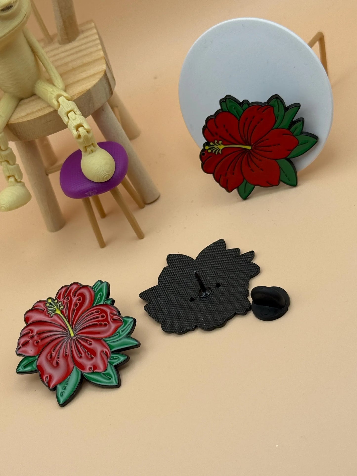 Thespesia Pin Puerto Rico Grandiflora/ Brooch flower