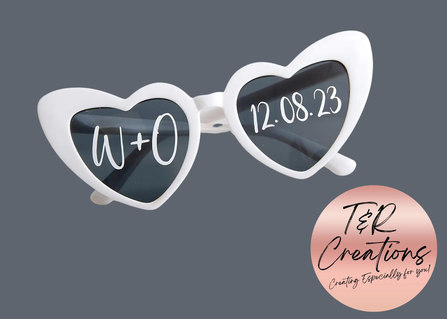 Custom Vinyl Stickers for Party Glasses: Personalized Initials & Date