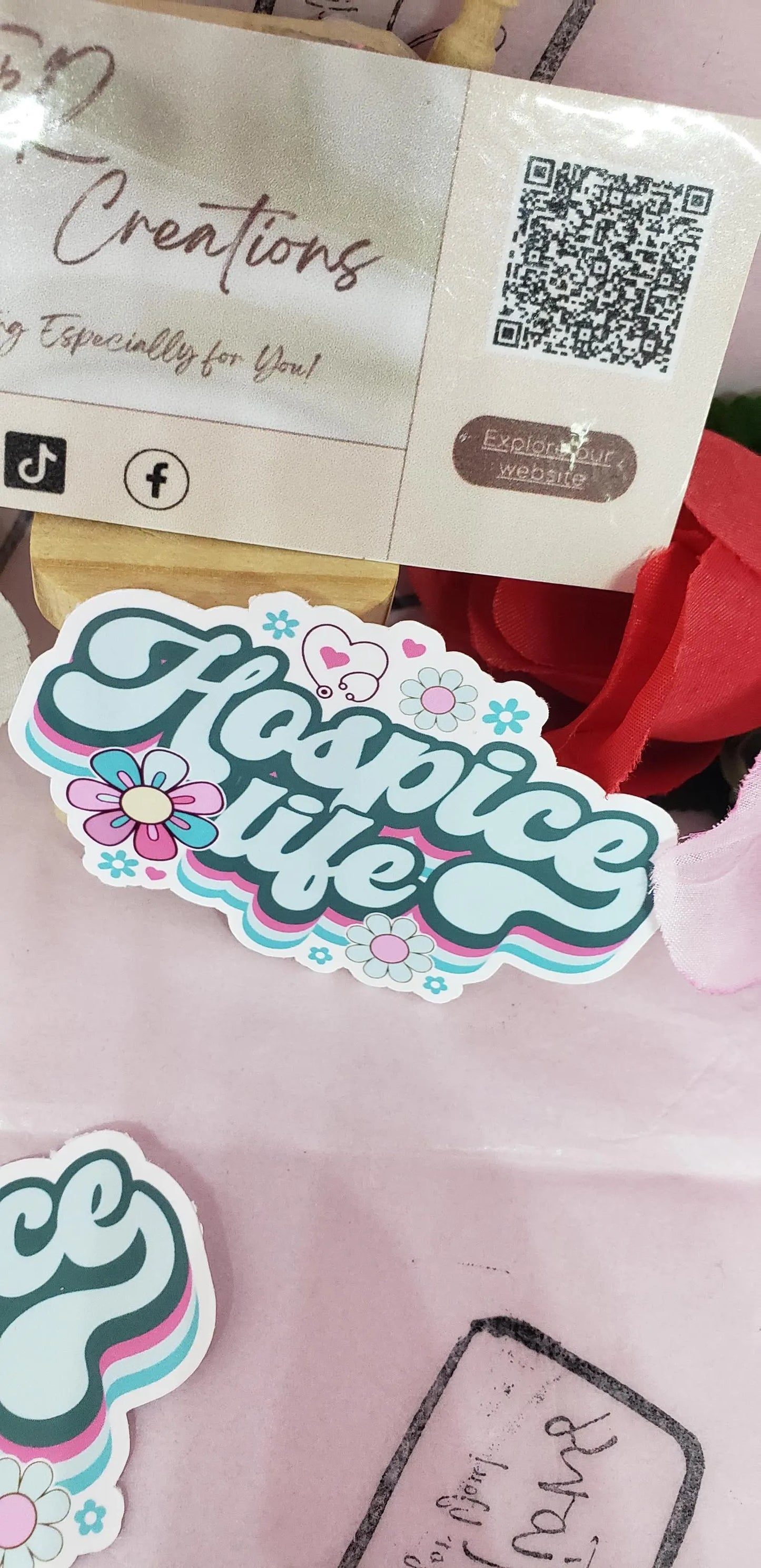 Hospice Nurse Sticker: Waterproof Vinyl Decal & Meaningful