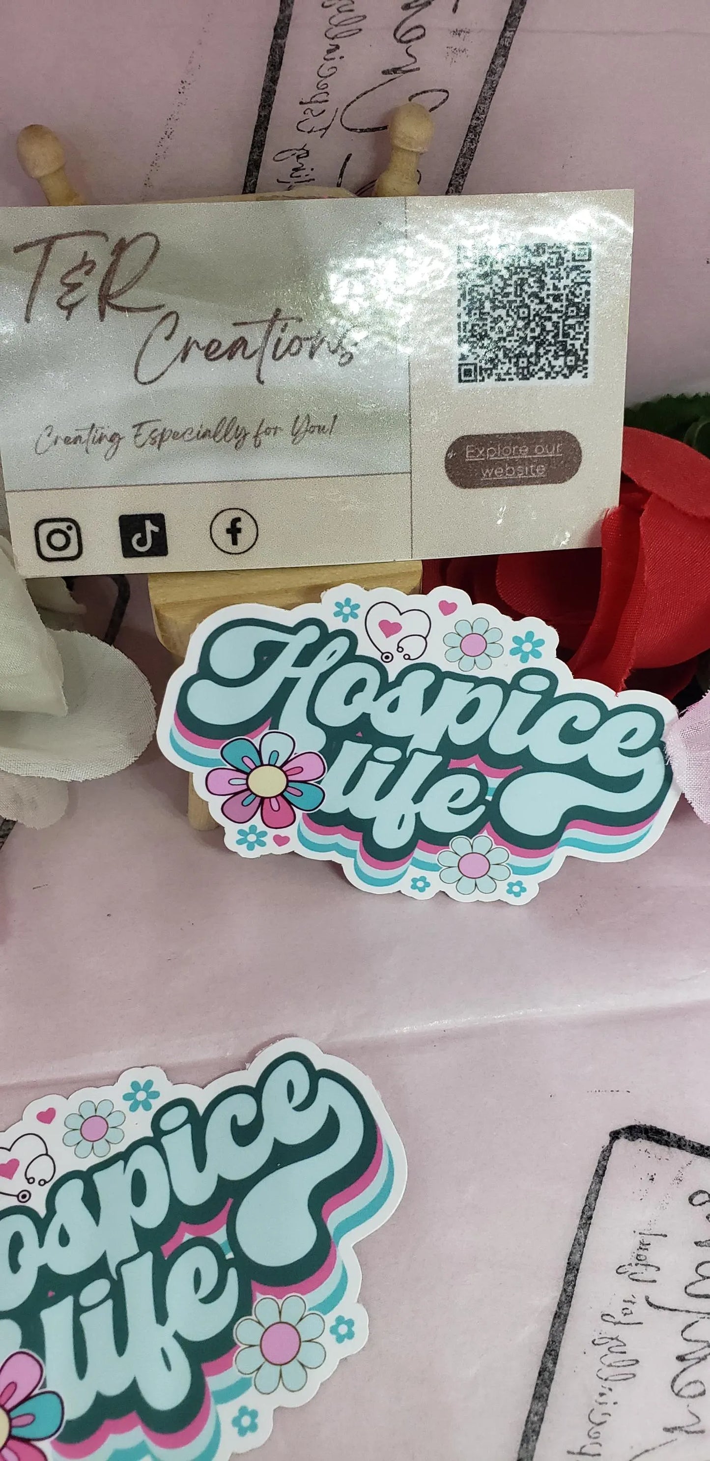 Hospice Nurse Sticker: Waterproof Vinyl Decal & Meaningful
