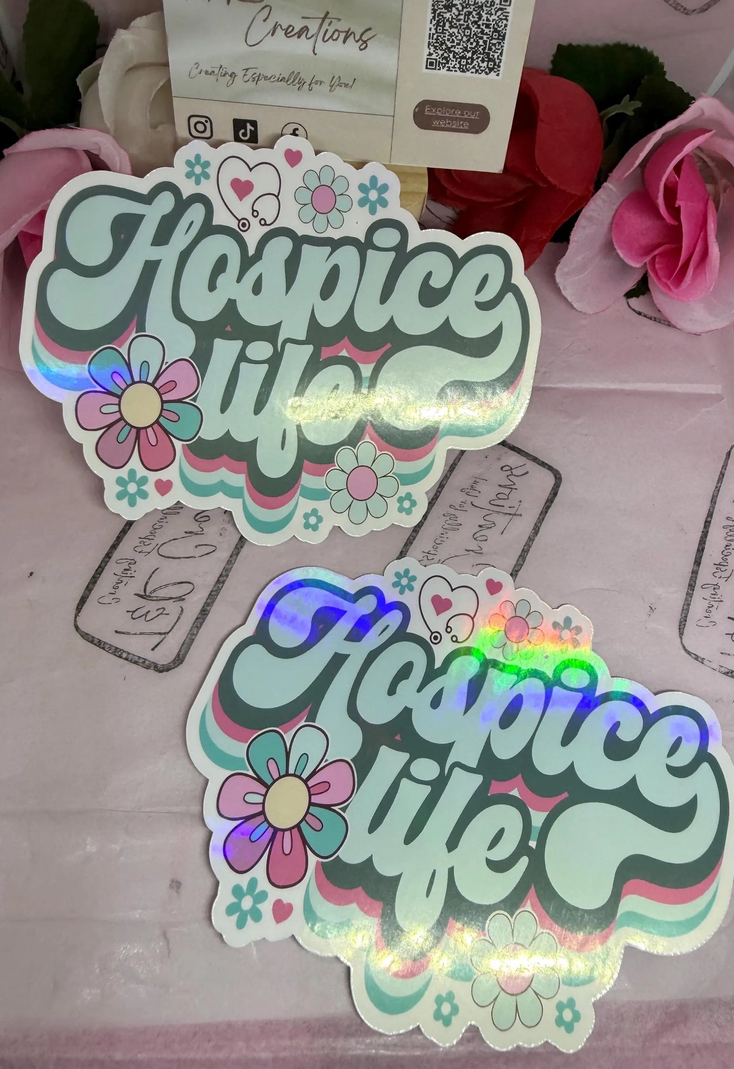 Hospice Nurse Sticker: Waterproof Vinyl Decal & Meaningful