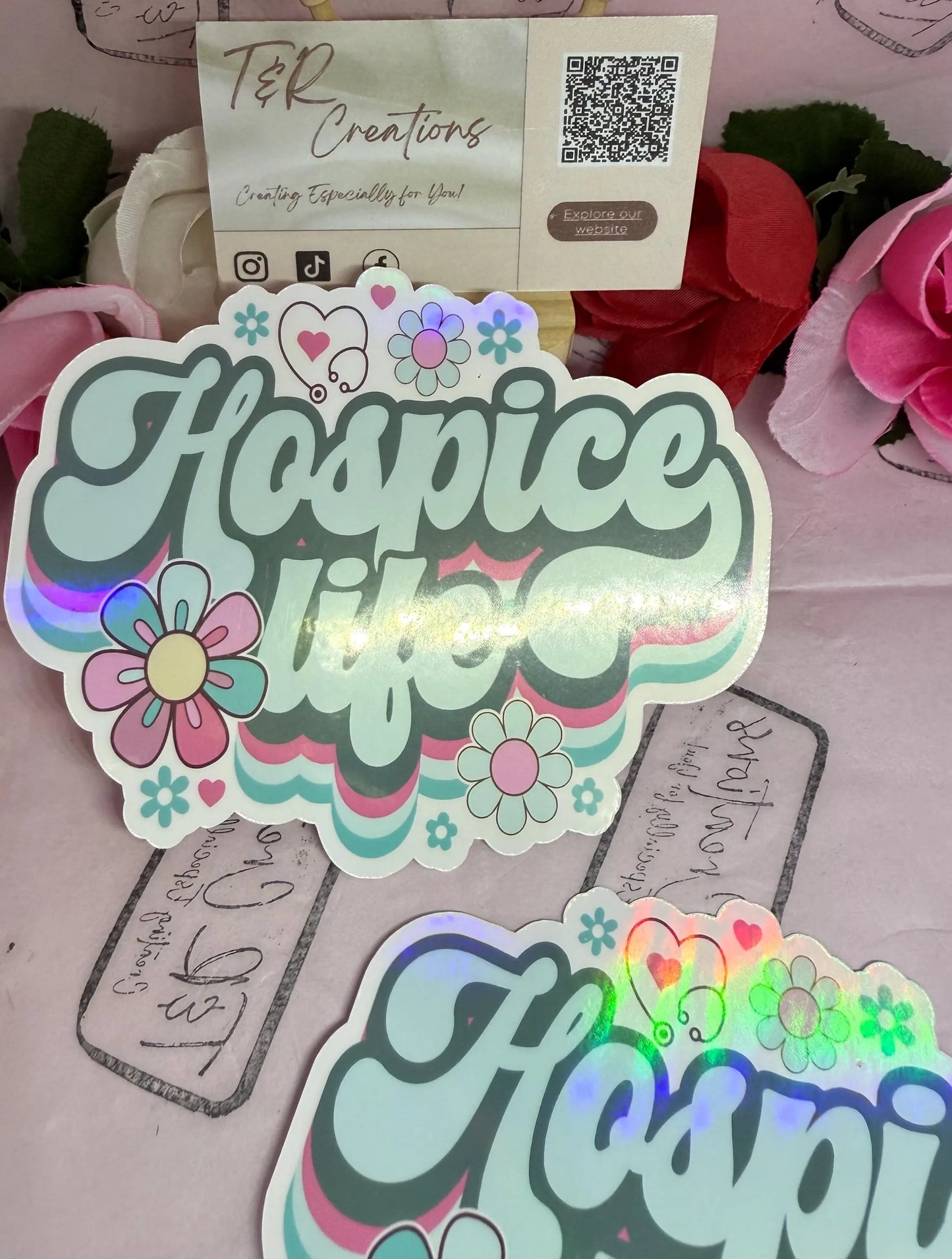 Hospice Nurse Sticker: Waterproof Vinyl Decal & Meaningful