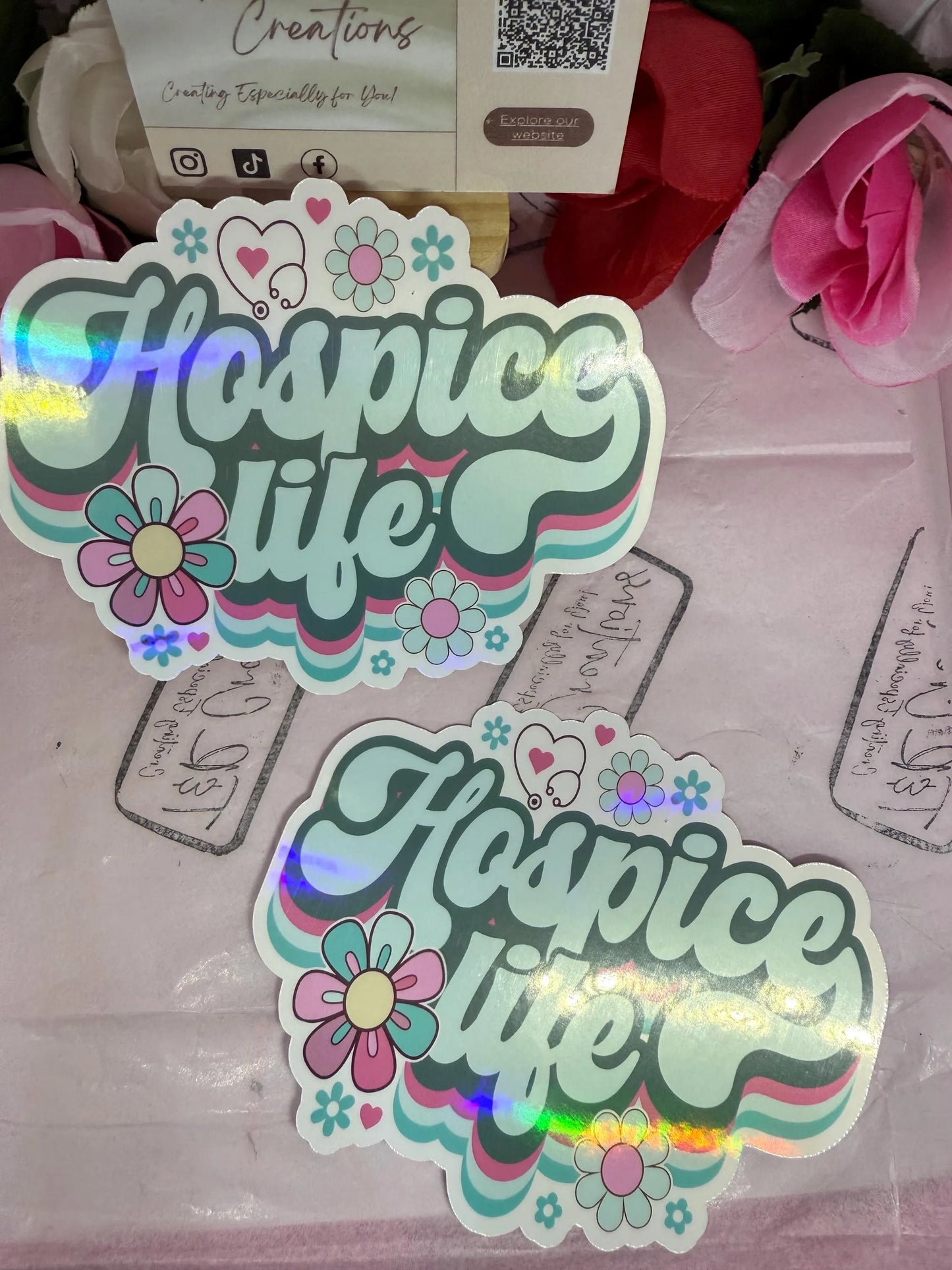 Hospice Nurse Sticker: Waterproof Vinyl Decal & Meaningful