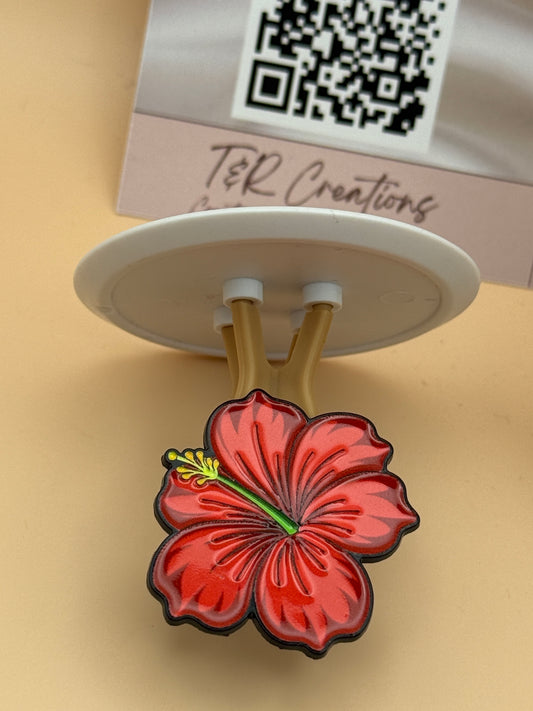 Flower Pin Puerto Rican Grandiflora/ Brooch flower