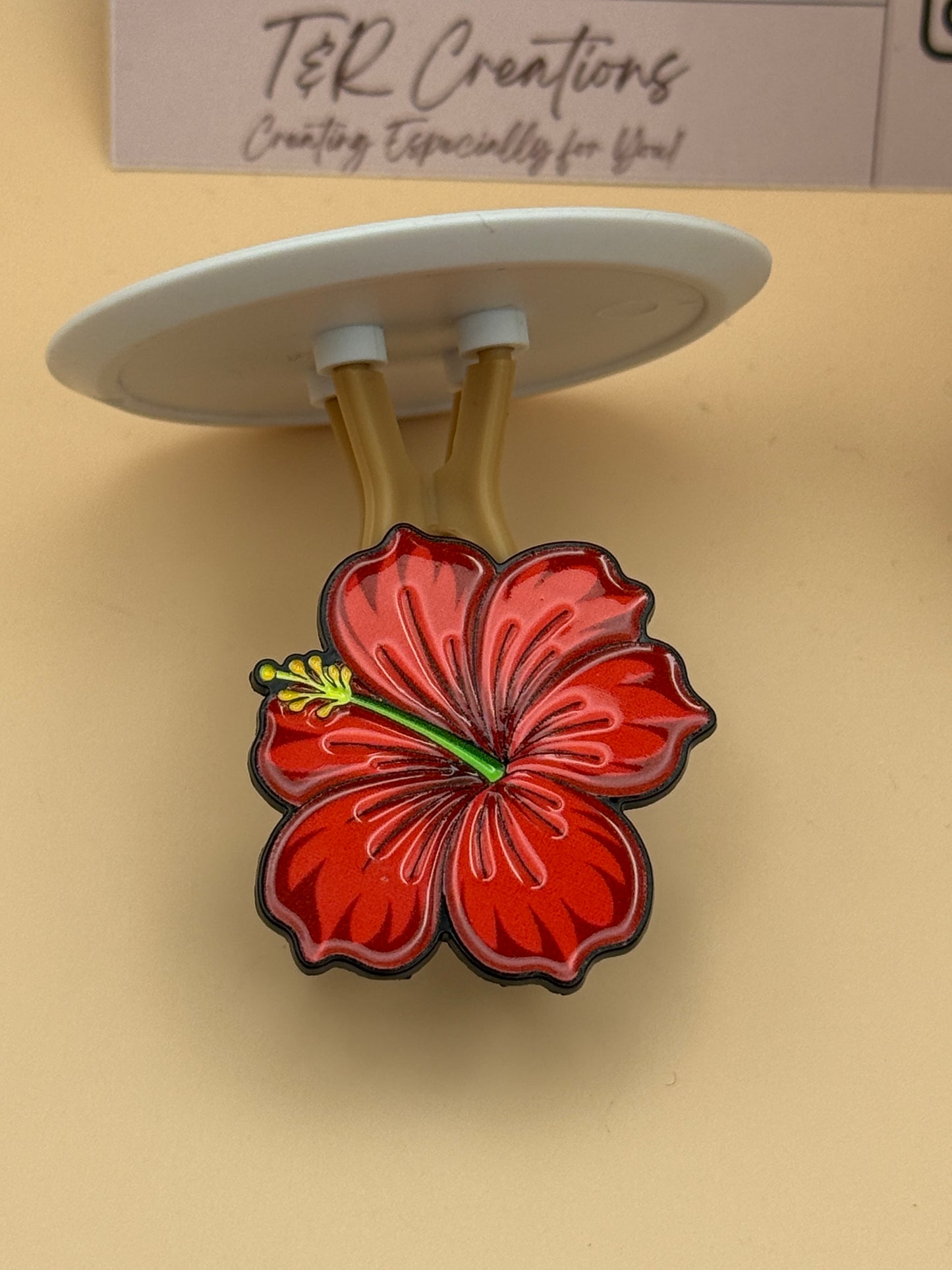 Flower Pin Puerto Rican Grandiflora/ Brooch flower