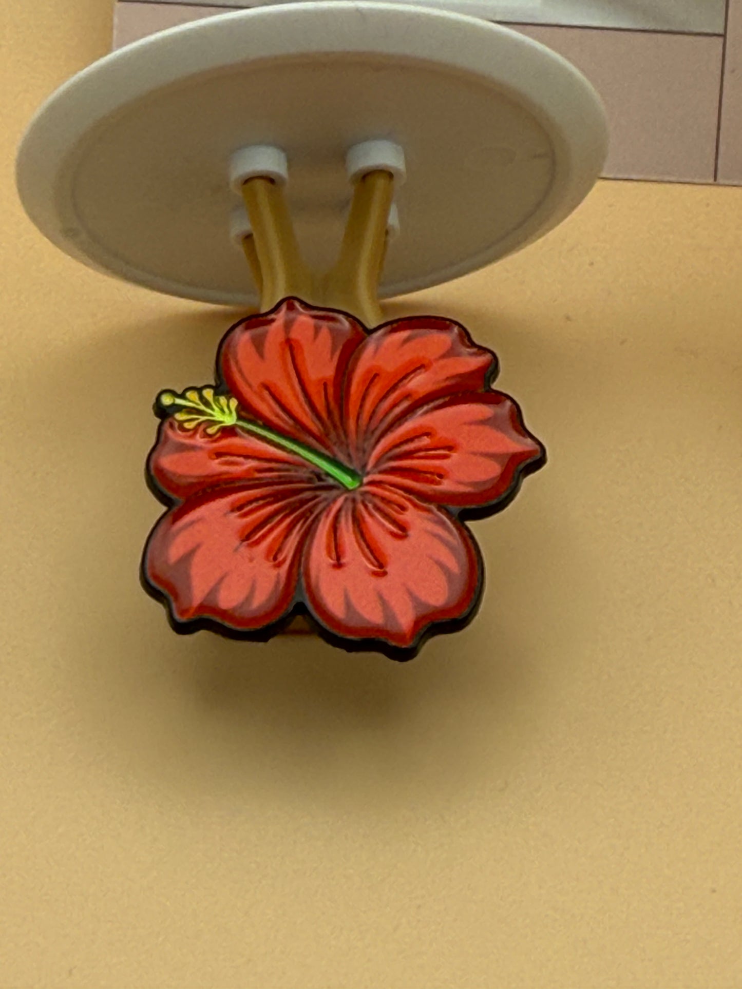 Flower Pin Puerto Rican Grandiflora/ Brooch flower