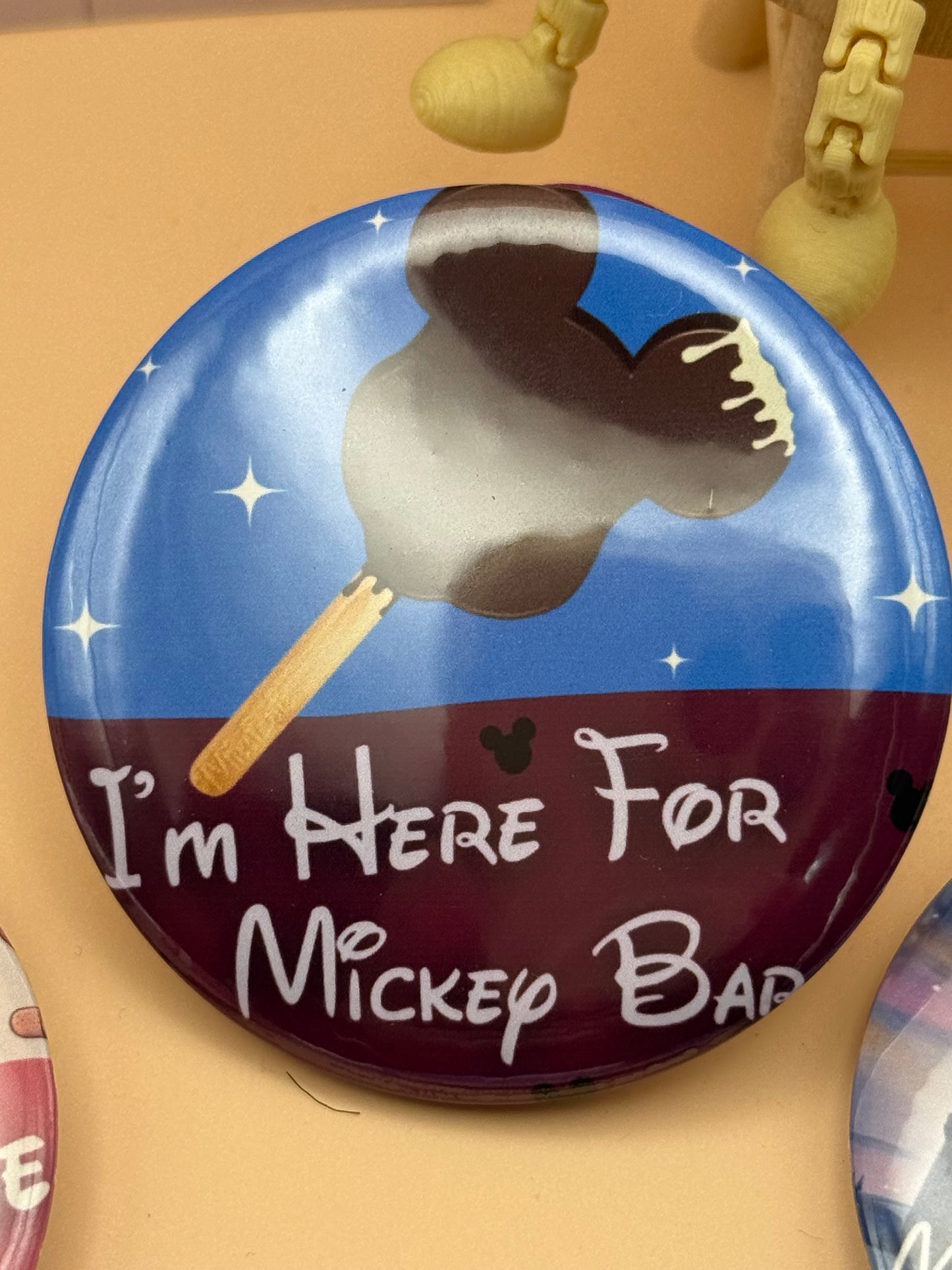 Ice Cream Bar Name Badge | Funny Button Magical Gift