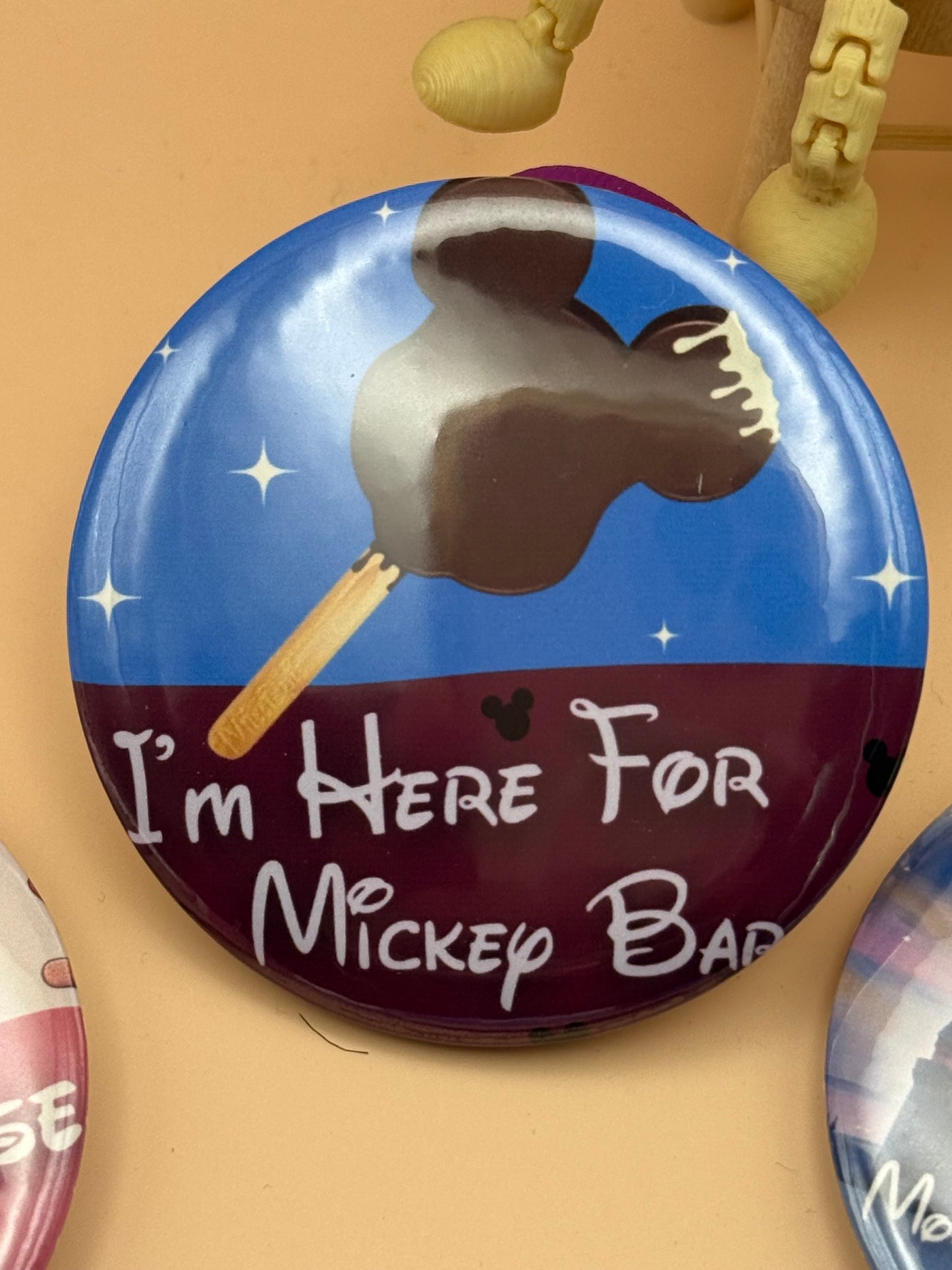 Ice Cream Bar Name Badge | Funny Button Magical Gift