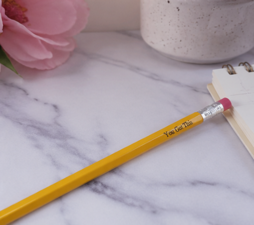 ✏️ Inspirational Engraved Pencil Set