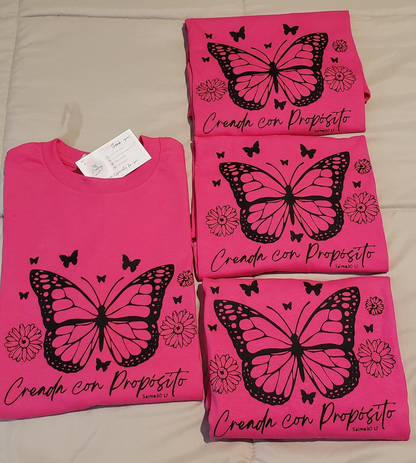 Butterfly T-Shirt: Positive Message, Woman Gift