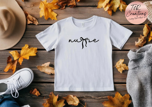 Nurse Coquette Bow T-shirt