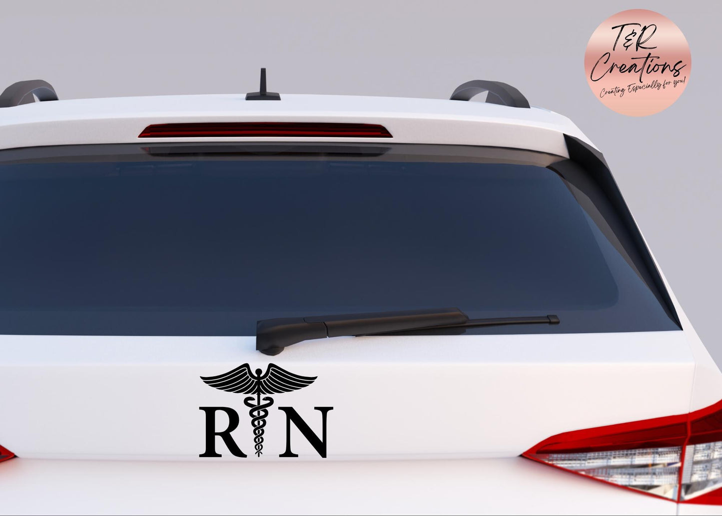 Nurse car decal/ Vinyl sticker/ RN
