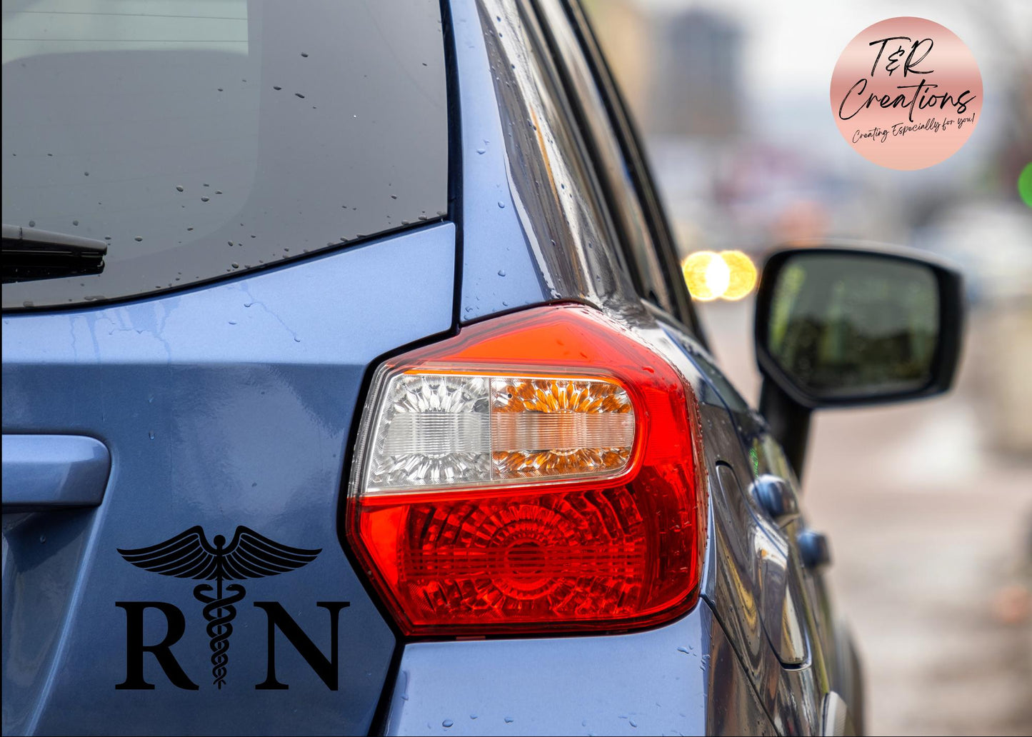Nurse car decal/ Vinyl sticker/ RN