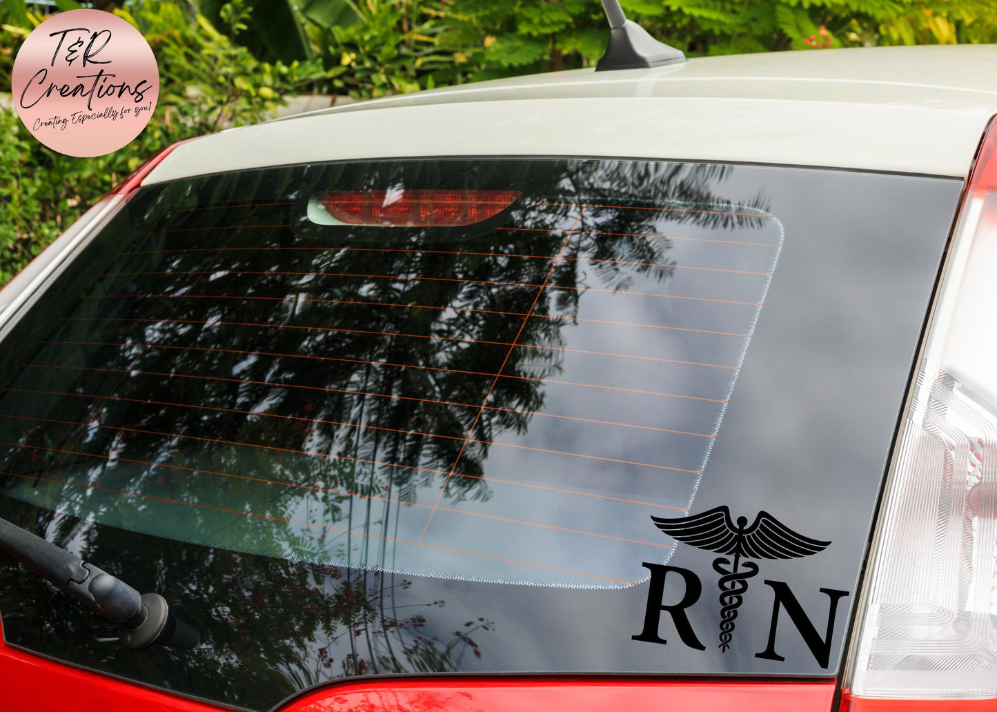 Nurse car decal/ Vinyl sticker/ RN