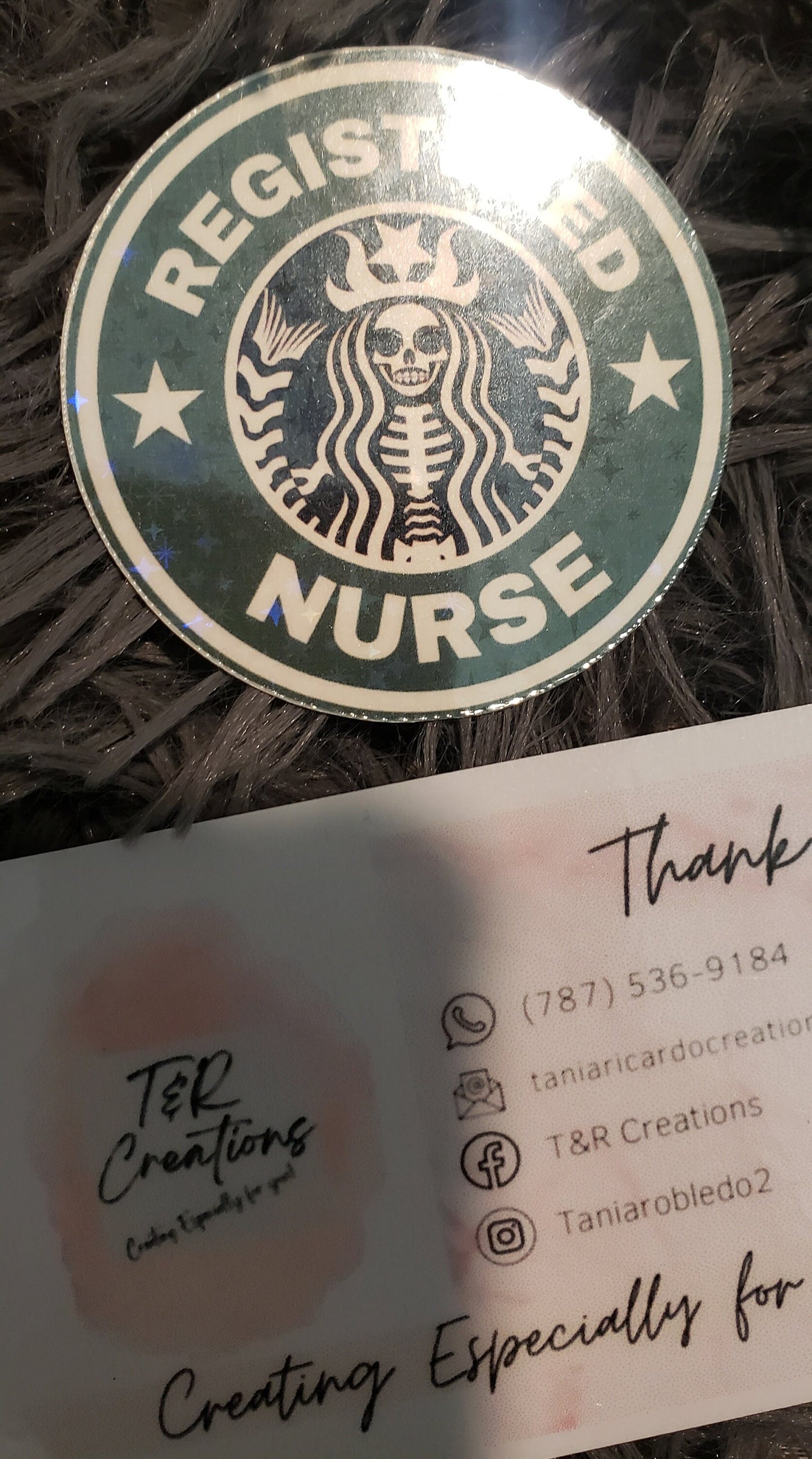Registered Nurse coffee Fun & Stylish Vinyl Decals – Waterproof & Long-Lasting