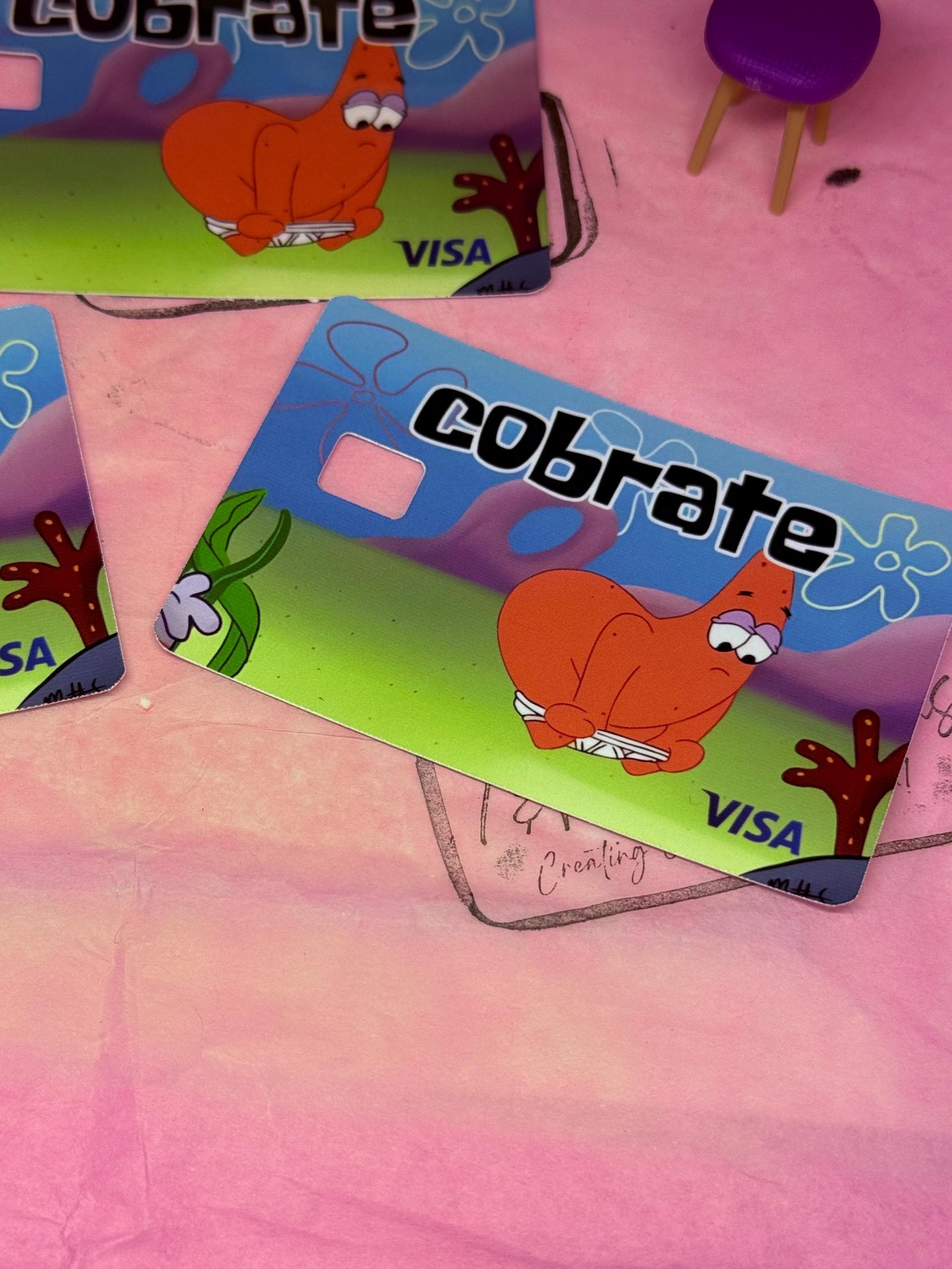 Credit card funny sticker