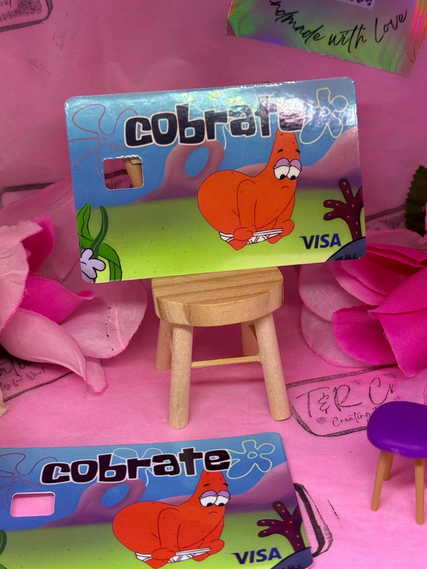Credit card funny sticker