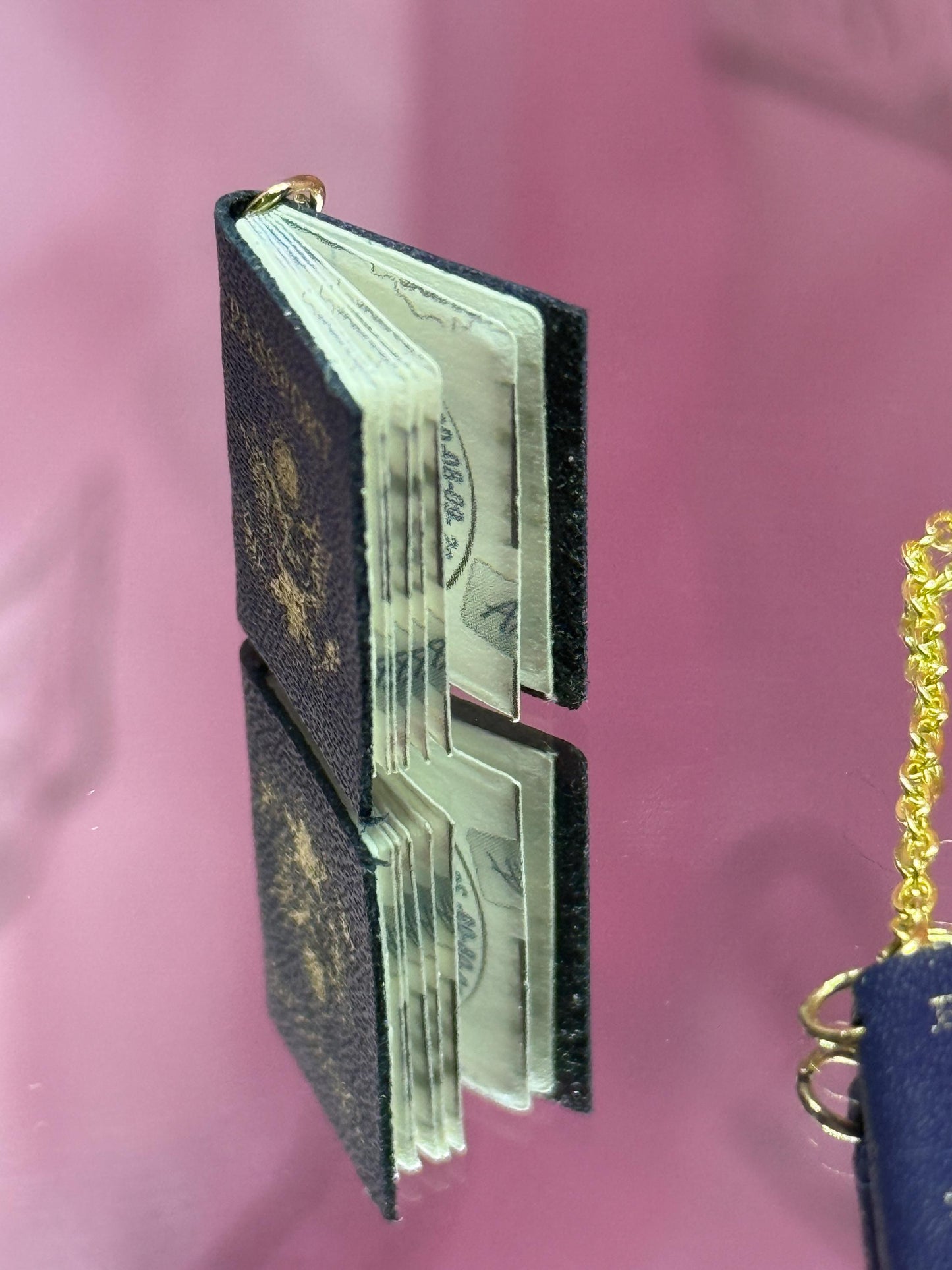 Passport Charm. Travel Style. Necklace Mini Book