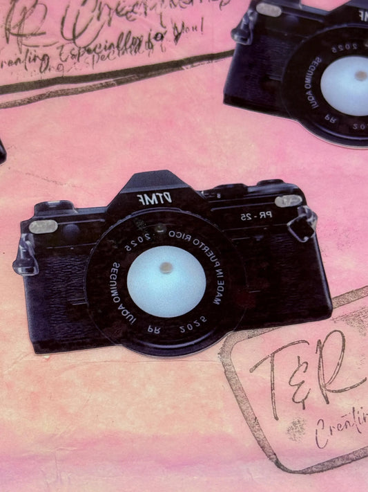 Camera Custom Temporary Tattoo Puerto Rico Design Concert