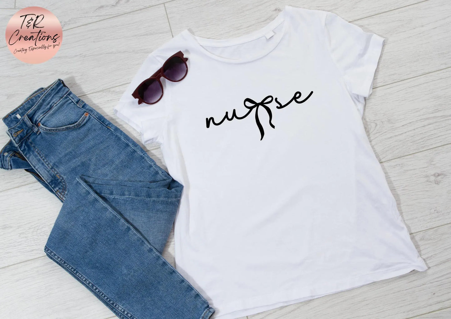 Nurse Coquette Bow T-shirt