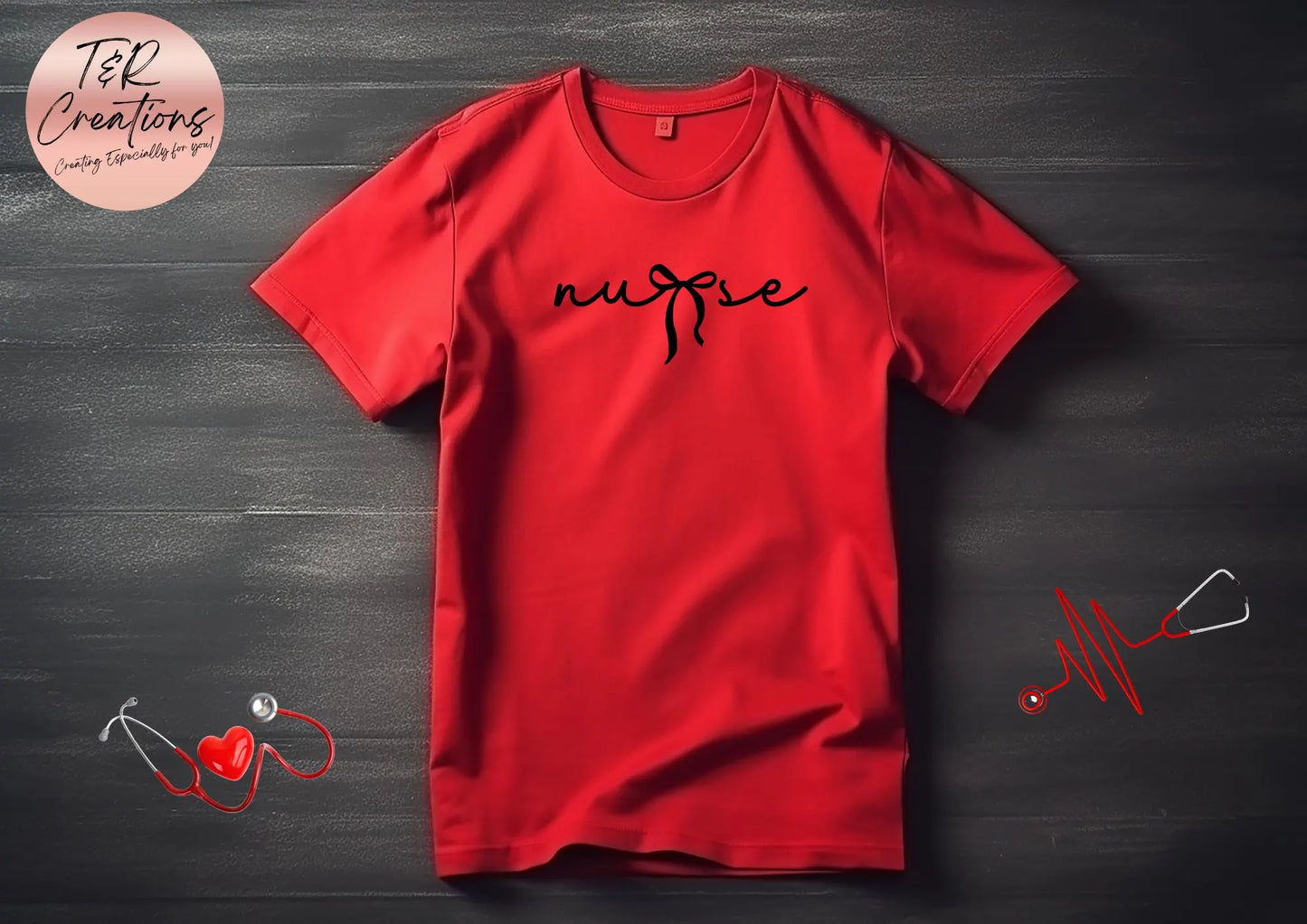 Nurse Coquette Bow T-shirt
