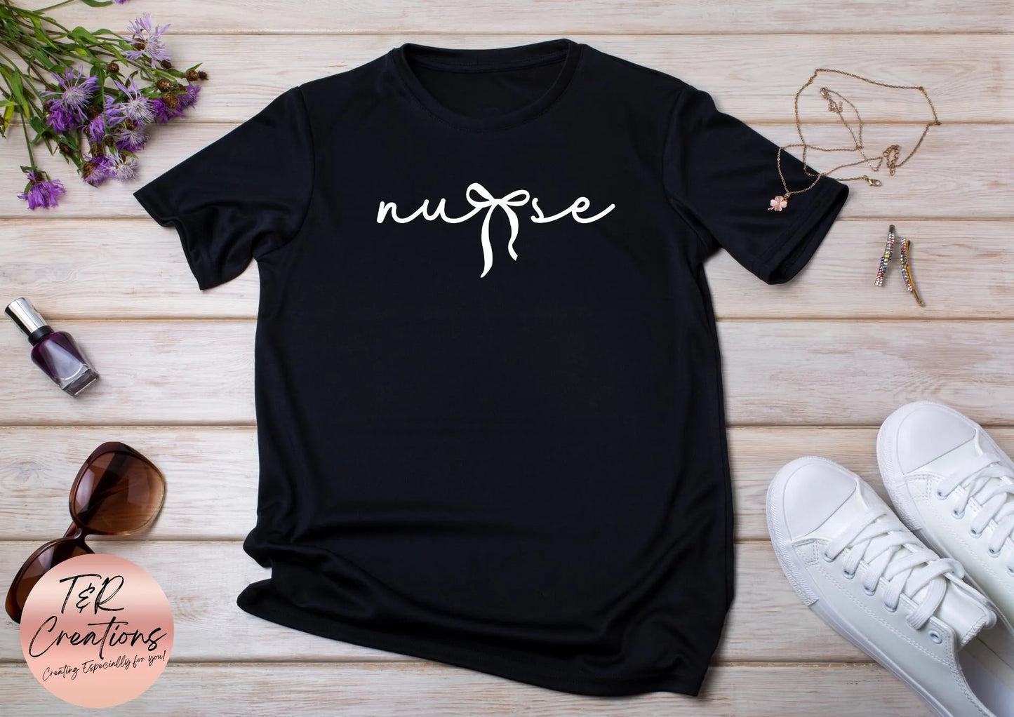 Nurse Coquette Bow T-shirt