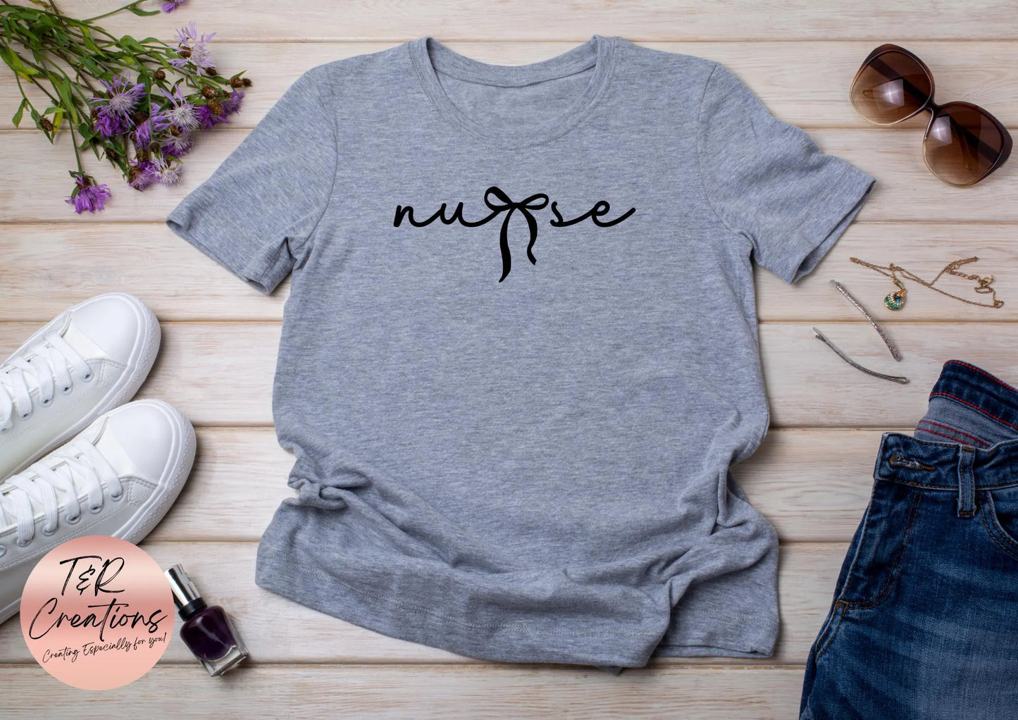 Nurse Coquette Bow T-shirt