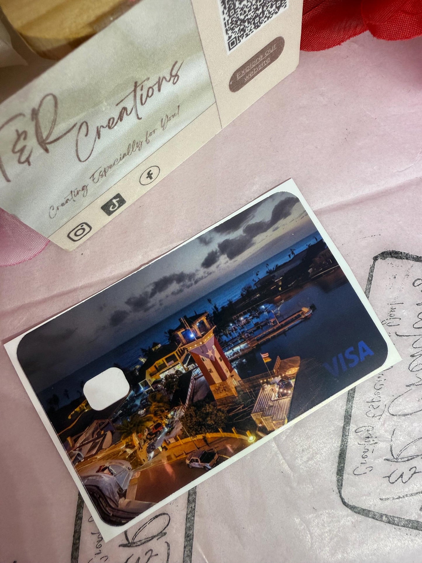 Ponce Puerto Rico sticker for credit card Waterproof Vinyl Debit Card Cover